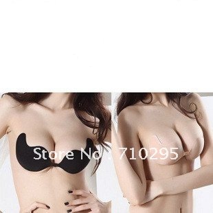 Wholesale 2012 Vbra Fabric and Silicone Invisible Bra Seamless Bra 2pcs/lot free shipping