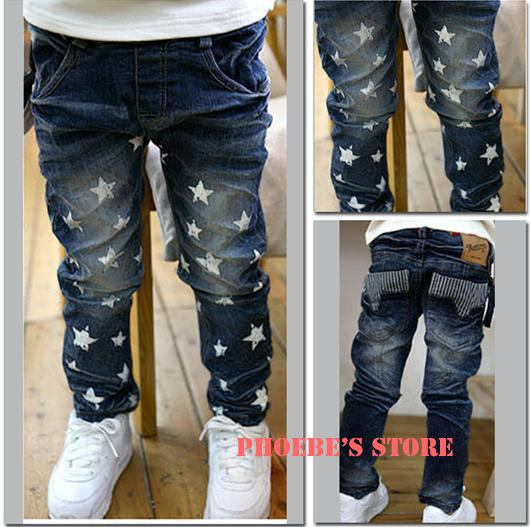 wholesale 2013 new winter cotton and cashmere thickened children Jeans