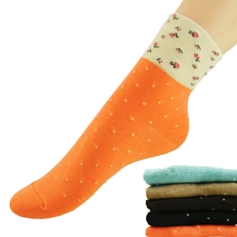 Wholesale 20pairs/lot 100% Cotton Cute Color Ankle Socks Women Free Shipping