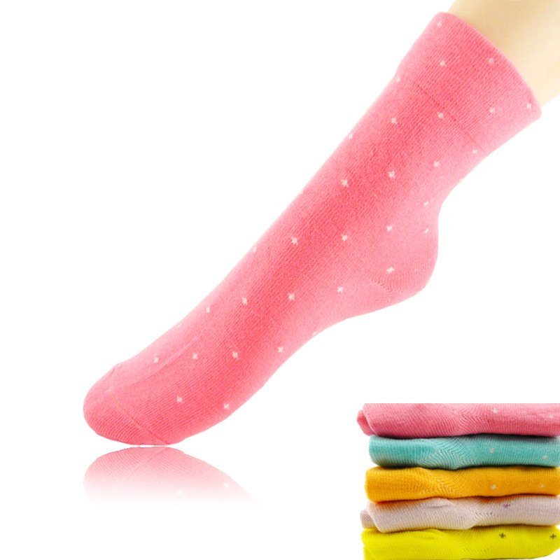 Wholesale 20pairs/lot Candy Color 100% Cotton Socks Women Free Shipping