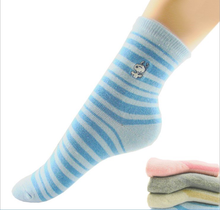 Wholesale 24pairs/lot 100% Cotton Cute Long Socks For Women Free Shipping