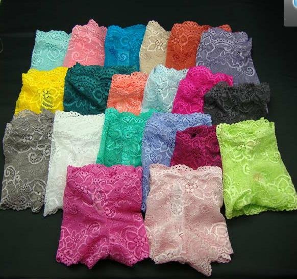 Wholesale 25Colors  Sexy Fashion Lace panties&Briefs 50pcs/lot Plus Size XS-4XL Free Shipping