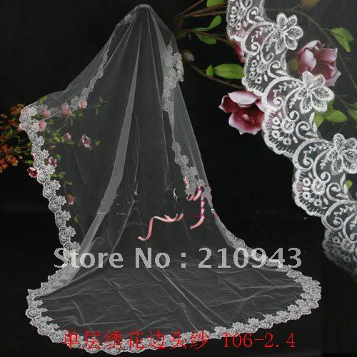 Wholesale 3 Metres Bestseller Lace Wedding Veils