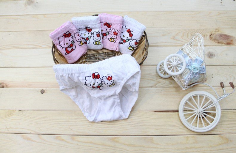 Wholesale 36pcs/lot hello kitty children girl's underwears,cartoon Underwears,Kids underwear,100% cotton girl's underwear