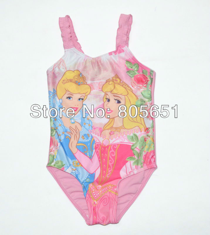 Wholesale 4 pcs Lots Free Shipping Girl Swimsuit Bikini Toddler Swimwear Sunsuit Set Baby Bathers Tankini Suit Swim Beachwear