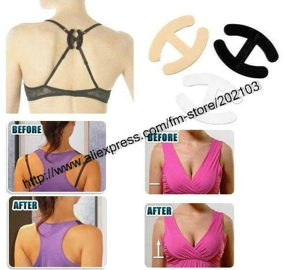 Wholesale 500pcs STRAP PERFECT CONTROL BRA CLIPS AS SEEN ON TV Free Shipping