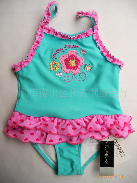 Wholesale 50pcs high quality baby girls swimwear, bikinis one piece swimwear DHL free shipping
