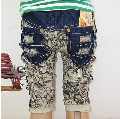 wholesale 5pcs/lot 2013 NEW ARRIVAL baby short jeans,free shipping baby summer jeans