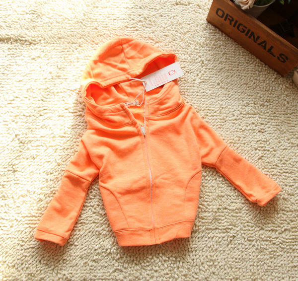 Wholesale--5pcs/lot, 2013 spring new Korean children's clothing for boys and girls bat shirt hoodie,free shipping.