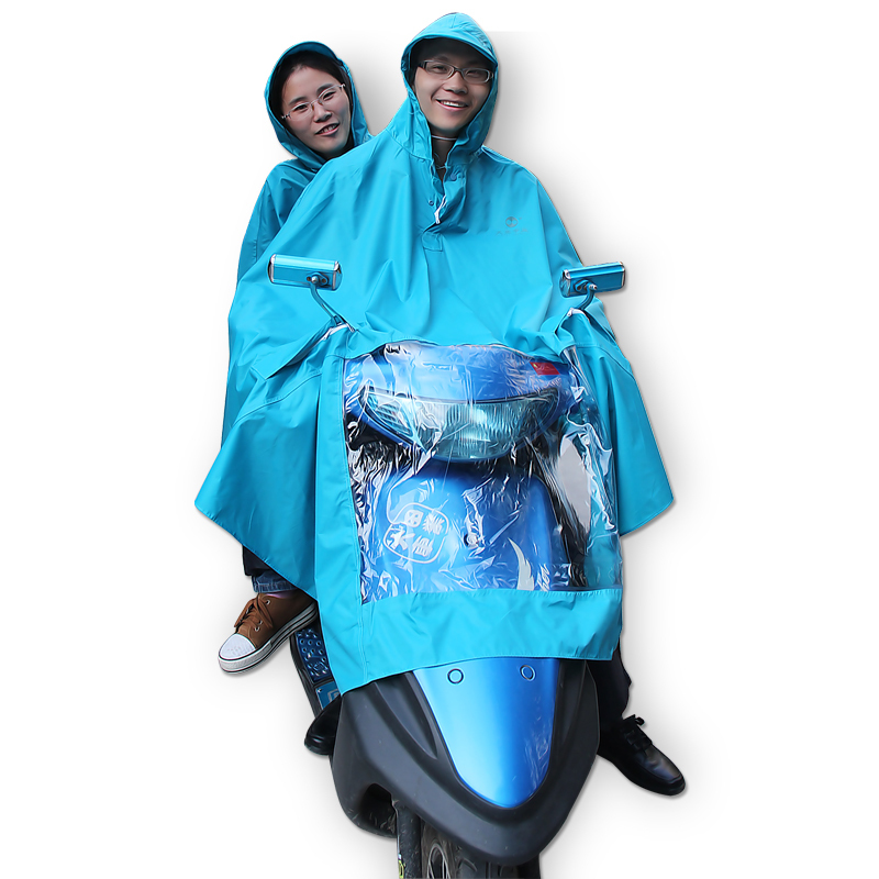 wholesale 5pcs/lot Raincoat double raincoat motorcycle raincoat electric bicycle raincoat bicycle raincoat