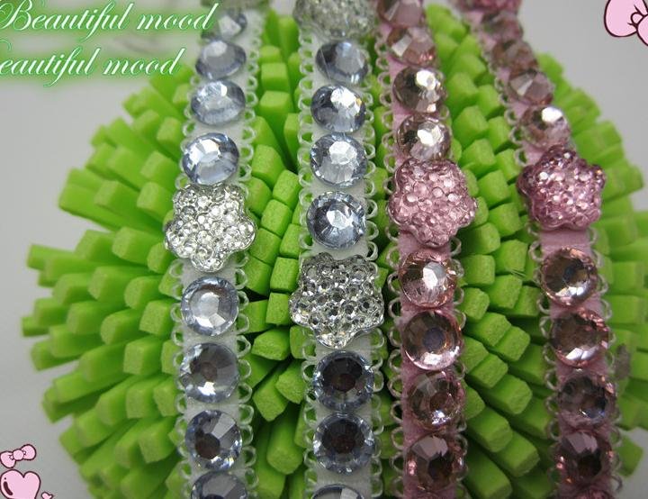 wholesale  5piece/lot  Underwear aglet small plum flower diamond aglet color randomly