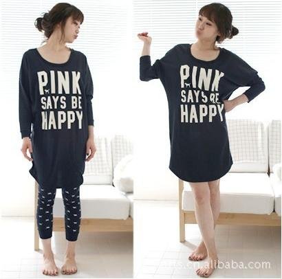 Wholesale 6Colors VSPINK Comfort Bat Like-Shirt Cotton Pyjama set &Living Clothes 10Set/lots EMS/DHL