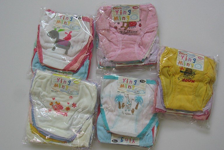 Wholesale 72pcs/lot children underwears,100% cotton Japan brand girl's Underewears,Kid's Underwear,cartoon underwear,girl's wear