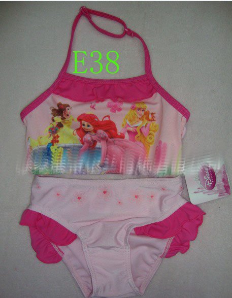 Wholesale 8pcs/lot Genuine children's bathing suits swimwear swimsuits rose red Bikini latest kid A2