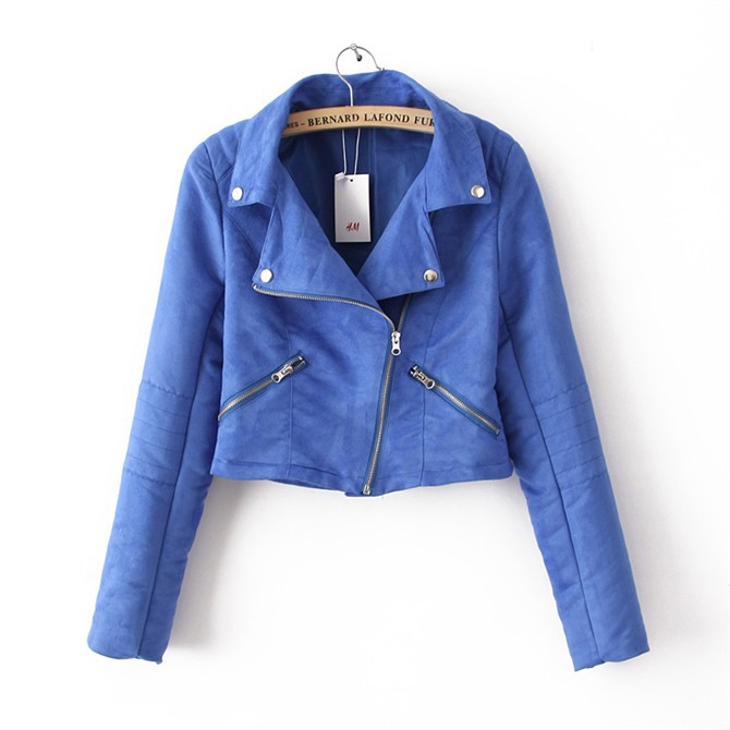 wholesale and retail high quality faux suede pu jacket
