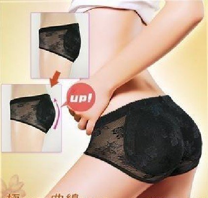 wholesale and retail Hip Shaper Buttock Lift Push Up Panty with cotton pad beige black M,L,XL,XXL 20pcs/lot