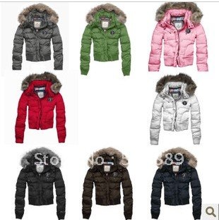 wholesale and retail women's brand A**F fashion 6 colors hooded short down coat, lady down jacket,women jacket ,winter outwear