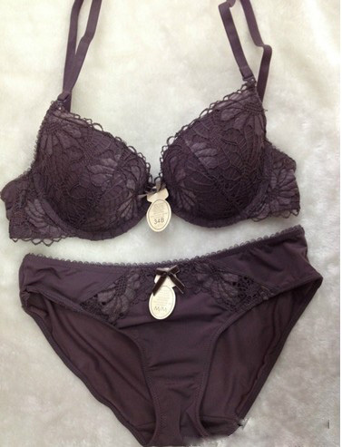 Wholesale bra sets Lace Sexy Bras 5pcs/Lot Women's Lingerie Christimas gift 32B34B36B Free Shipping