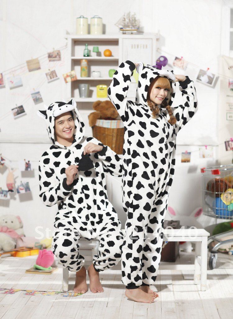 Wholesale Christmas Gifts,Animal Costume Kigurumi Pajamas,Cosplay Sleepwear for Adult Couple Pajamas