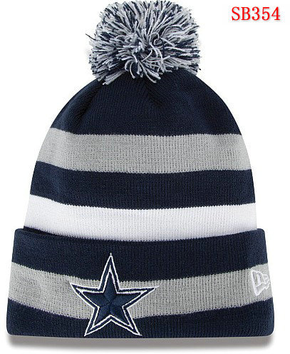 Wholesale Cowboys beanies Football Beanie Basketball Baseball Hockey Obey beanies with pomp Sport cap winter knitted hats
