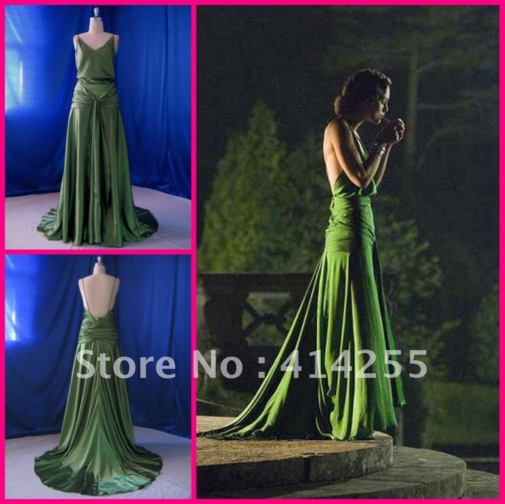 Wholesale Discount Custom Made Actual Images Keira Knightley Inspired Cheap Celebrity Evening Formal Party Dresses