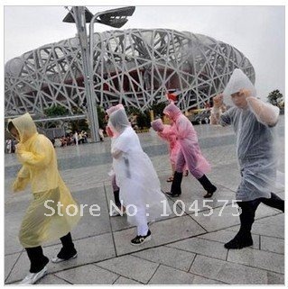 Wholesale F185 riding Tours necessary unisex one-time raincoat/poncho