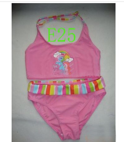Wholesale - fashion 2012 summer Dora swimwears swimsuits Girls split Children Kids Swimwear Baby Swimwear pink 8pcs Q5
