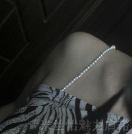 wholesale fashion bra straps White pearl straps never  fade  lanyards  free shipping