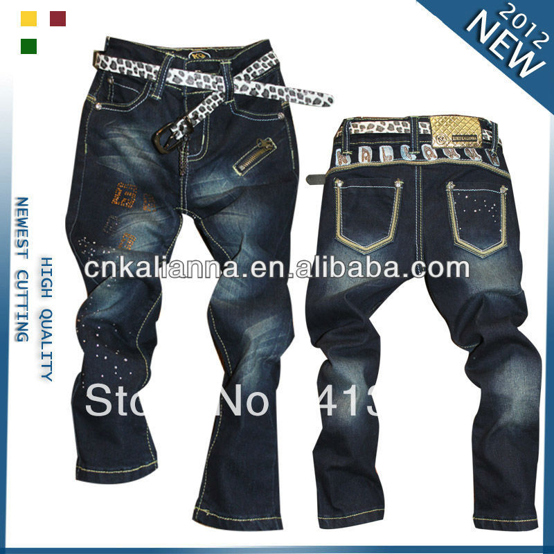 Wholesale Fashion Design Denim Child Jeans ky-41#