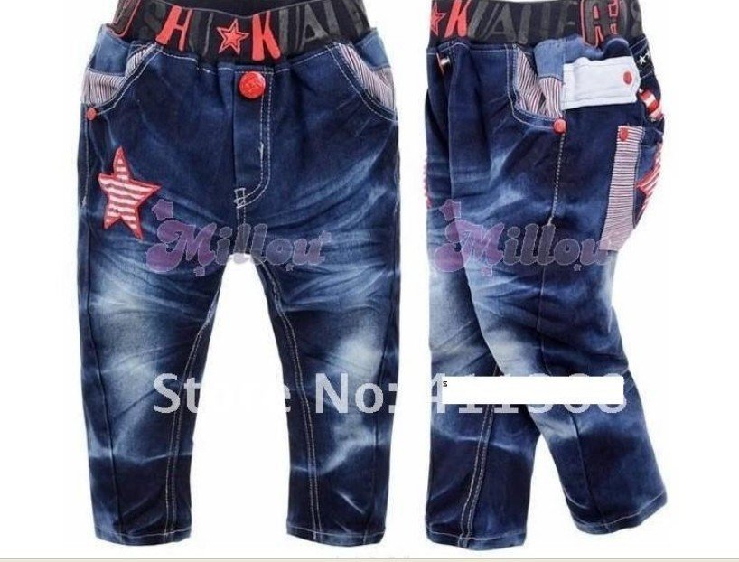 Wholesale, free shin pping 2012 Autumn new children/baby boys and girls/kids jeans pants