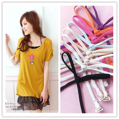 wholesale free shipping 20 pcs/lot, 8 colors,soild color shoulder strap, fashion Intimates Accessories wholesale