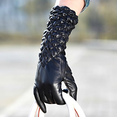 wholesale Free Shipping 2012 NEW  ladies' genuine leather fashion glove