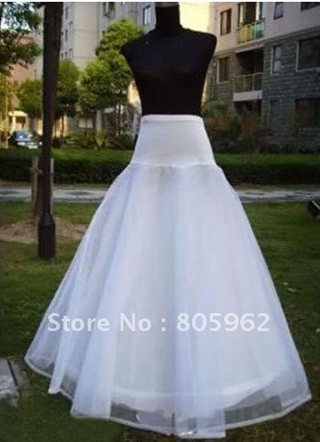 wholesale-free shipping 2012 white A-Line-hoop bridal wedding dress gown petticoat