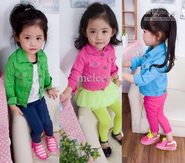 Wholesale free shipping 5pcs/lot Children's Windbreaker Girl Girls Embroidery Yarn Double-breasted Trench Coat Girl Trench Coat