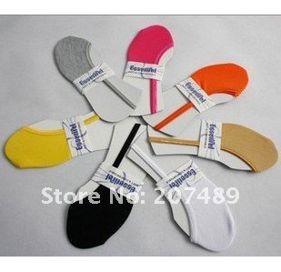 Wholesale free shipping 72pair/lot high-quality spring and autumn Sock fashion without heelpiece sock slippers invisibility sock