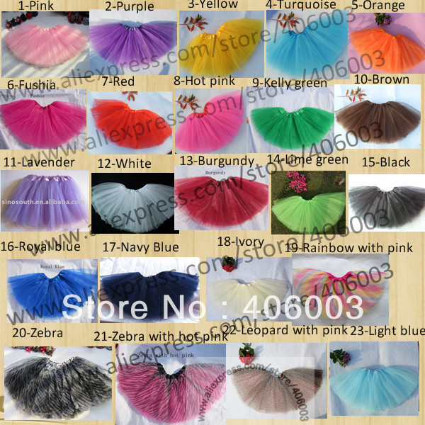 Wholesale free shipping  girls  tutu 23color in stock