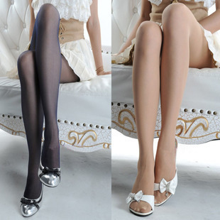 Wholesale Free shipping high quality wrap core silk women's tights stockings pantyhose consumer packing
