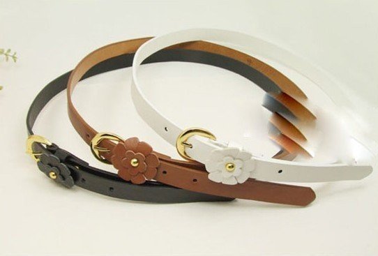 Wholesale Free Shipping Hot Selling 10 Pieces/Lot New Fashion Womens Buckle Leather Waist Belt