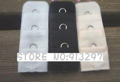 wholesale free shipping Ladies 1 Hook Bra Strap Extender hook clip perfect Nude ADJUSTABLE BELT buckle multi color available