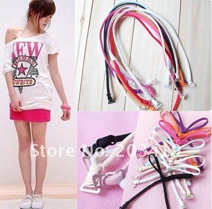 wholesale free shipping  Ladies fashion candy colors ADJUSTABLE BRA BELT SHOULDER STRAP multi color available
