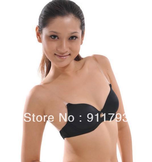 wholesale free shipping Ladies fashion shiny Sexy Style ADJUSTABLE BRA BELT SHOULDER STRAP strapless