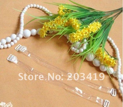 wholesale free shipping  Ladies fashion Transparent invisibility crystal BRA ADJUSTABLE BELT SHOULDER STRAP