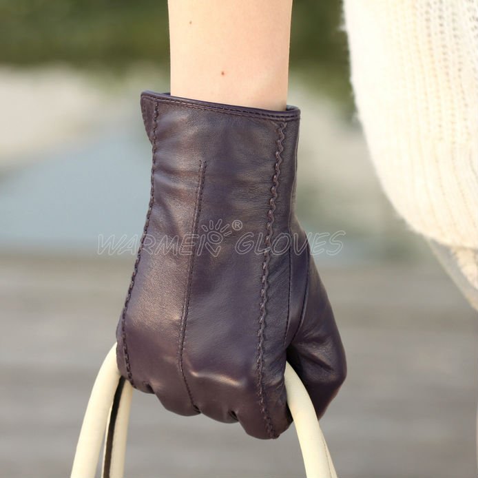 wholesale Free Shipping Ladies gift items fashion winter glove,leather glove