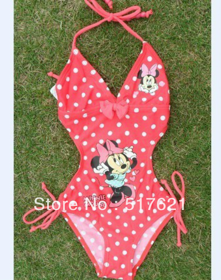 Wholesale  Free Shipping mine swimsuit    for 6-12years,children/girl/kids' swimsuit  beach wear   swim wear