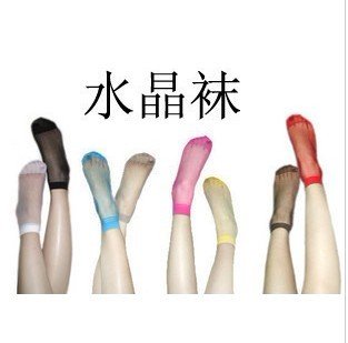 Wholesale free shipping printing women silk socks/stocking thin socks sexy socks candy colors colorful