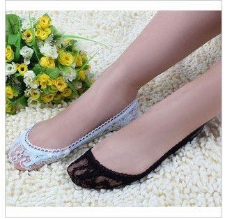 Wholesale free shipping retail high-quality spring and autumn Socks fashion lace sock slippers cute invisibility socks 12pcs/lot