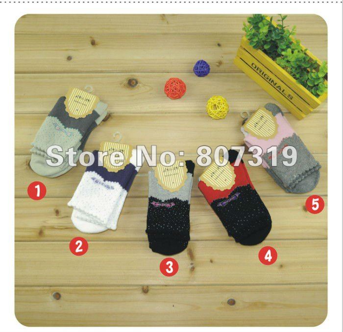 wholesale free shipping thick terry socks women's socks high quality thin women  lady sock cotton knitted ladylace 20pairs