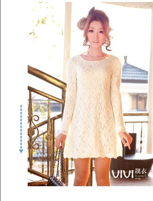 Wholesale + Free Shipping   VIVI magazine of the bud silk dress of Japanese sweet