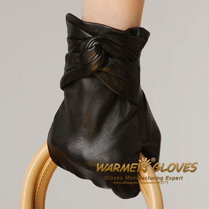 Wholesale,Free Shipping, WARMEN New Leather thin Gloves for Ladies