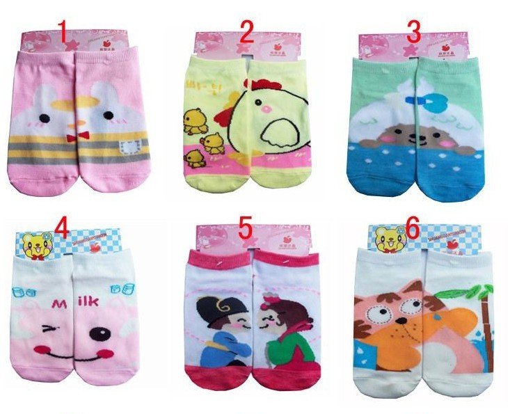 Wholesale free shipping Wholesale Cartoon AB socks / Lovely AB socks (Long Size) Women Socks / 200pair/lot